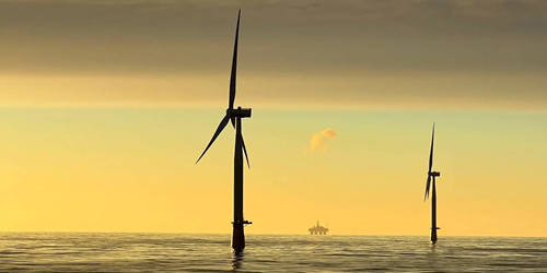 Hewing Tampen Floating Wind Turbines in North Sea