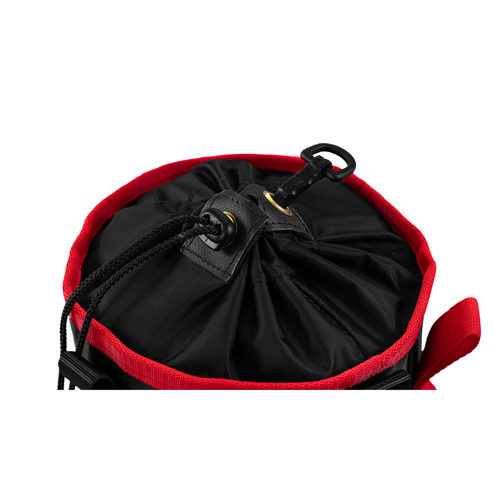 20-335 Heavy Duty Fire Resistant Fabric With Tape Clip Nylon Bolt Bag Black